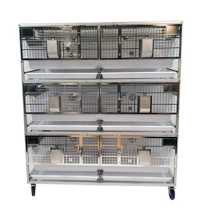 Stacking 2024 rabbit cages